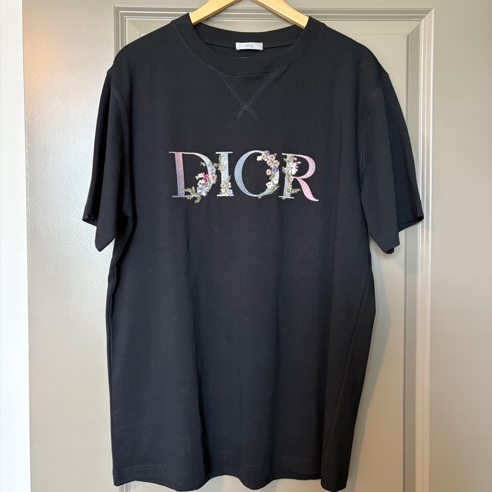 Dior Black Crew Neck Top